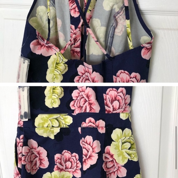 Anthropologie Maeve Retro Collared Romper - Picture 3 of 11